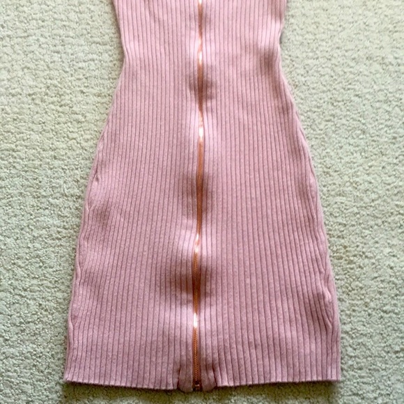 NWOT: GUESS Pink Rib Knit Mini Dress - XS! NEW - Picture 5 of 11